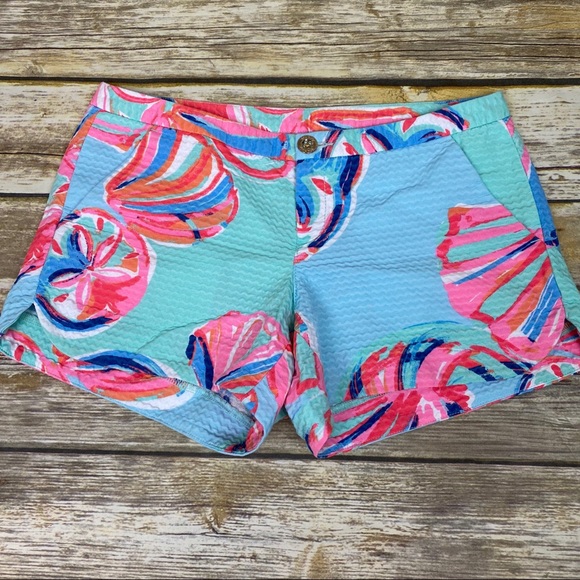 Lilly Pulitzer Pants - Lilly Pulitzer Minty Fresh Adie Shorts, Size 00